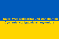 Aufruf zum Jahrestag des russischen Angriffs auf die Ukraine