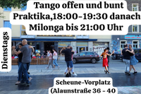 Tango auf dem Scheune-Vorplatz